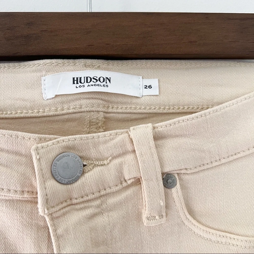 hudson | tally skinny crop fawn size 36 pants - Picture 5 of 7